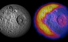 Forte remontée des températures sur Mimas